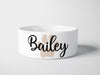Personalised Ceramic Dog/Cat Name Pet Bowl