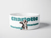 Personalised Ceramic Dog/Cat Name Pet Bowl