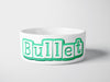 Personalised Ceramic Dog/Cat Name Pet Bowl