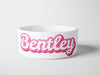Personalised Ceramic Dog/Cat Name Pet Bowl