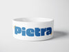 Personalised Ceramic Dog/Cat Name Pet Bowl