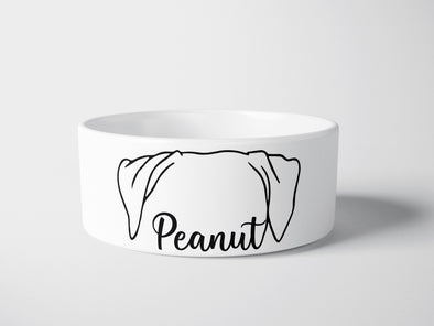 Personalised Ceramic Dog/Cat Name Pet Bowl