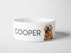 Personalised Ceramic Dog/Cat Name Pet Bowl