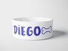 Personalised Ceramic Dog/Cat Name Pet Bowl