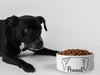Personalised Ceramic Dog/Cat Name Pet Bowl
