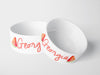 Personalised Ceramic Dog/Cat Name Pet Bowl
