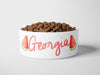 Personalised Ceramic Dog/Cat Name Pet Bowl