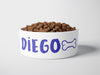 Personalised Ceramic Dog/Cat Name Pet Bowl