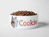 Personalised Ceramic Dog/Cat Name Pet Bowl