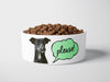 Personalised Ceramic Dog/Cat Name Pet Bowl