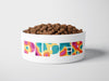 Personalised Ceramic Dog/Cat Name Pet Bowl