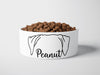 Personalised Ceramic Dog/Cat Name Pet Bowl