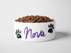 Personalised Ceramic Dog/Cat Name Pet Bowl