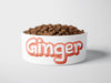 Personalised Ceramic Dog/Cat Name Pet Bowl