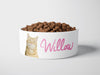 Personalised Ceramic Dog/Cat Name Pet Bowl