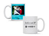 Personalised couple image song album mug