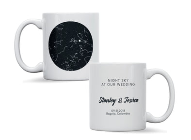 Personalised Star map, Galaxy Night Sky Keepsake Gift mug
