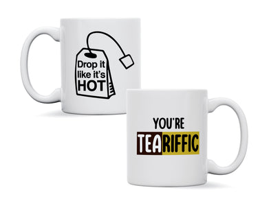 Personalised 'You're Tearrific' funny spoof mug