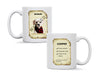 Personalised pet dog wanted mug