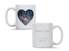 Personalised Star map engagement, Galaxy Night Sky Keepsake Gift mug