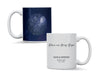Personalised Star map where our story began, Galaxy Night Sky Keepsake Gift mug