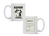 Personalised pet dog wanted mug