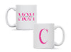 Personalised Mom Initial Name mug