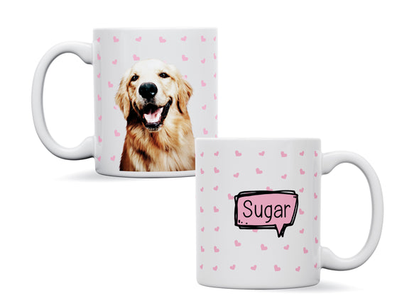 Personalised pet dog animal lover mug