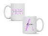 Personalised Mom Initial Name mug