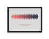 Custom Soundwave Art Print, Favourite Song, voice wave/artist