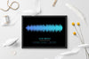 Custom Soundwave Art Print, Favourite Song, voice wave/artist