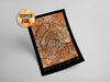 Personalised Custom Any CITY/LOCATION FOIL Map Poster Art