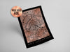 Personalised Custom Any CITY/LOCATION FOIL Map Poster Art