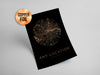 Personalised Custom ANY Location FOIL CITY Map Poster Art