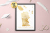 Personalised Custom FOIL CITY Map San Francisco USA Poster Art