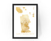 Personalised Custom FOIL CITY Map San Francisco USA Poster Art