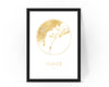 Personalised Custom FOIL CITY Map Venice ITALY Poster Art