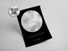 Personalised Custom FOIL STAR MAP, constellation night sky map