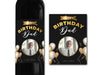 Personalised PHOTO wine bottle label 21st/30th/40th/50th gift -Ideal Celebration/Anniversary/Birthday/Wedding gift personalized bottle label