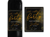 Personalised Birthday Wine bottle label - Ideal Celebration/Anniversary/Birthday/Wedding gift personalized bottle label