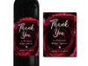 Personalised Thank you wine label 21st/30th/40th/50th gift -Ideal Celebration/Anniversary/Birthday/Wedding gift personalized bottle label
