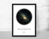 Personalised star map/sky constellation print - When two became one