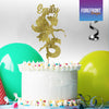 Personalised FAIRY Birthday Custom glitter cake topper - Any wording/age - Forefrontdesigns