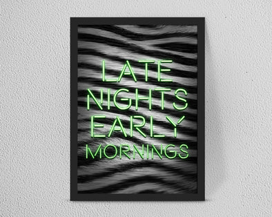 Personalised Custom Quote Neon print - Homeware/Office art/decor - Forefrontdesigns