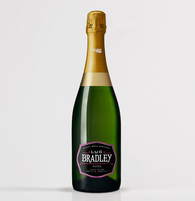 Personalised champagne/prosecoo bottle label - Forefrontdesigns