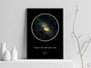 Personalised star map/sky constellation print - When two became one